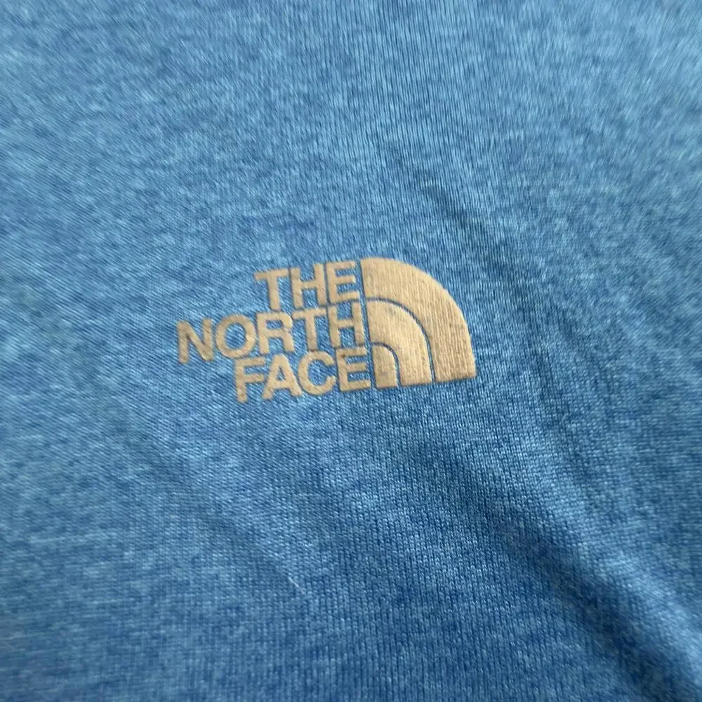 The North Face Mens Reaxion Ampere Blue Short Sleeve Training Tee XL 1579